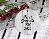 First Year As Kid 2022 - Circle Ornament F