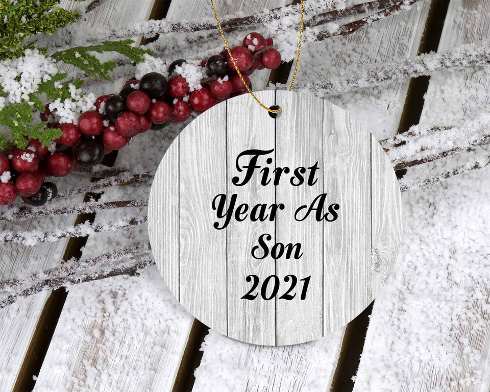 First Year As Son 2021 - Circle Ornament F