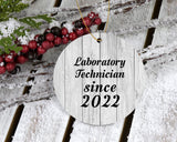 Laboratory Technician Since 2022 - Circle Ornament F