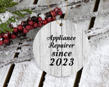 Appliance Repairer Since 2023 - Circle Ornament F