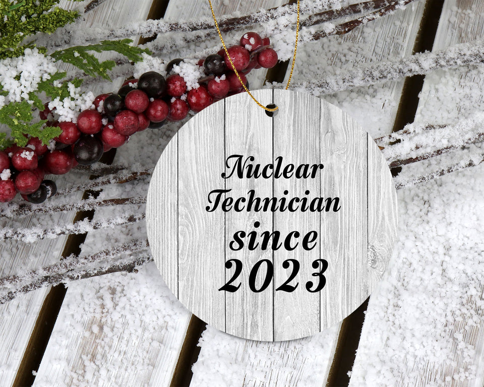 Nuclear Technician Since 2023 - Circle Ornament F
