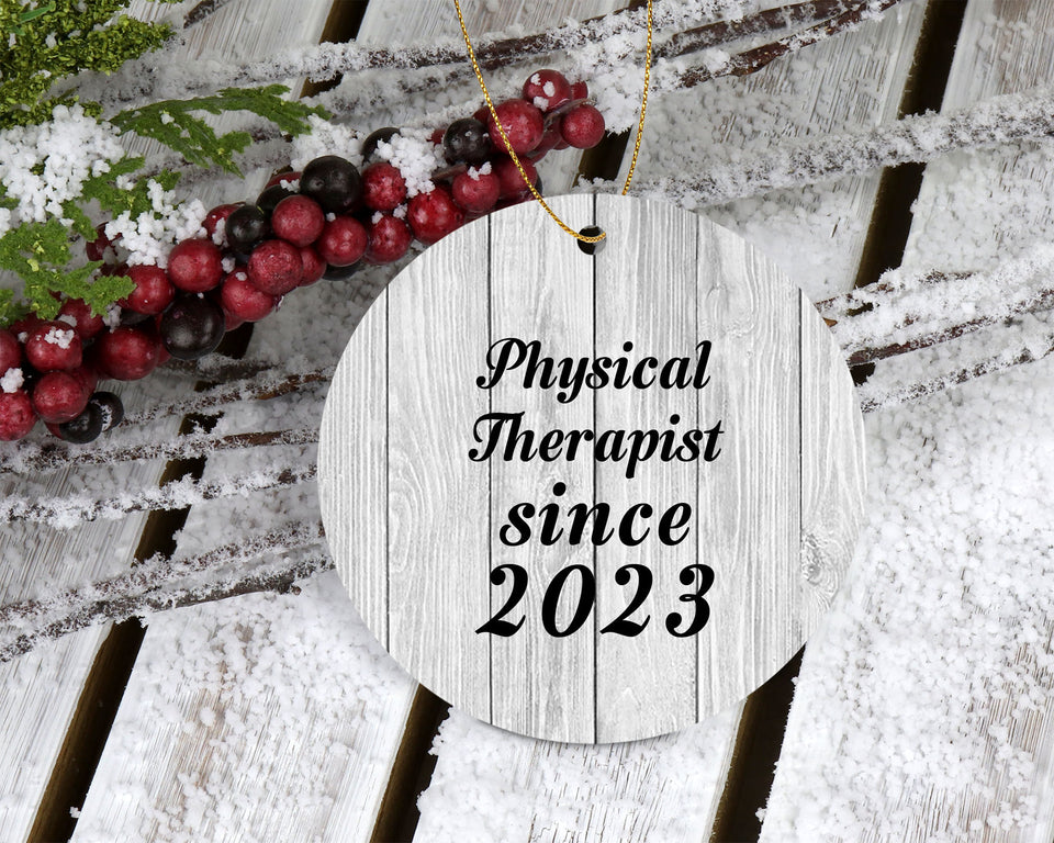 Physical Therapist Since 2023 - Circle Ornament F