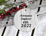 Aerospace Engineer Established Est. 2022 - Circle Ornament F