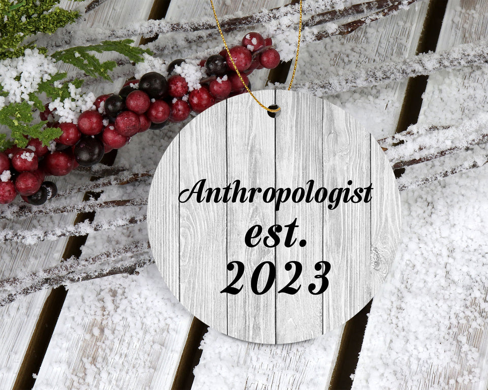 Anthropologist Established Est. 2023 - Circle Ornament F