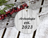 Archeologist Established Est. 2023 - Circle Ornament F