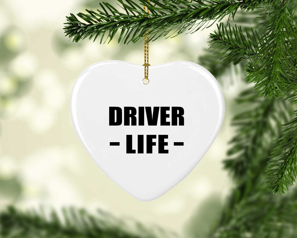 Driver Life - Heart Ornament