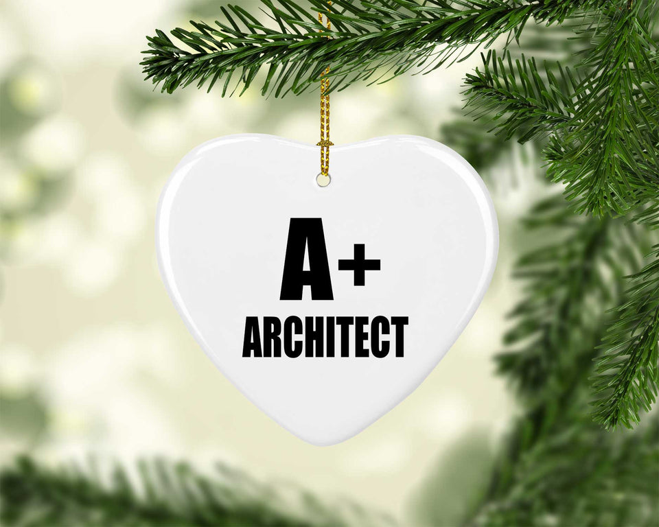 A+ Architect - Heart Ornament
