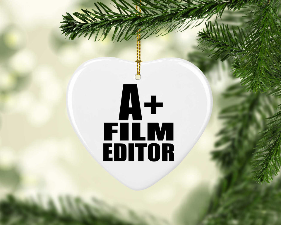 A+ Film Editor - Heart Ornament