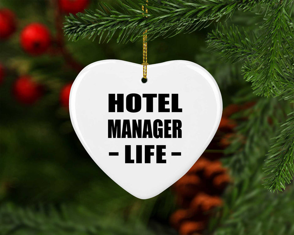 Hotel Manager Life - Heart Ornament