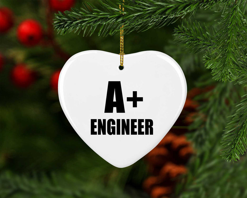A+ Engineer - Heart Ornament