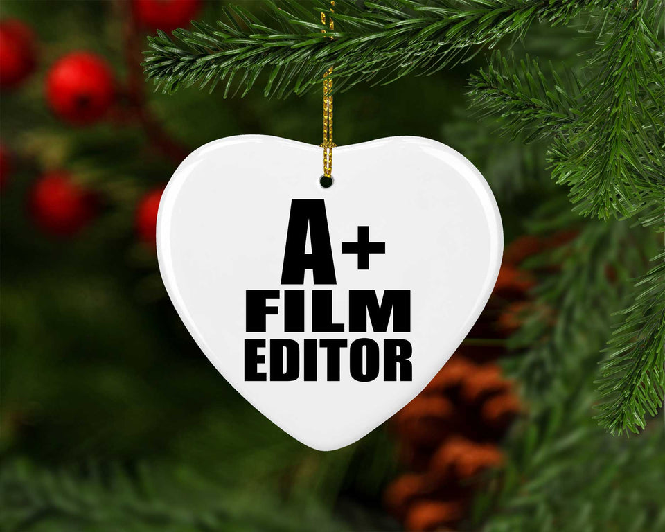 A+ Film Editor - Heart Ornament