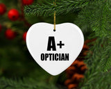 A+ Optician - Heart Ornament
