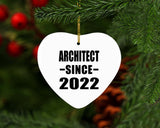 Architect Since 2022 - Heart Ornament