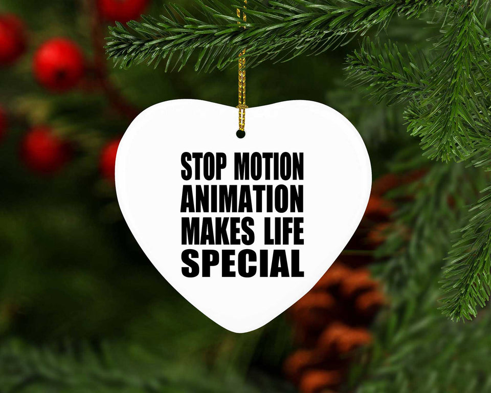 Stop Motion Animation Makes Life Special - Heart Ornament