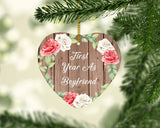First Year As Boyfriend - Heart Ornament B