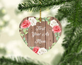 First Year As Mom - Heart Ornament B