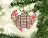 First Christmas With My Gran 2022 - Heart Ornament B