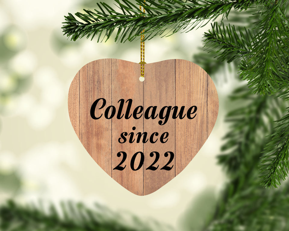 Colleague Since 2022 - Heart Ornament C