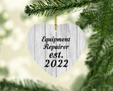 Equipment Repairer Established Est. 2022 - Heart Ornament F