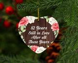 82nd Anniversary 82 Years Still In Love After These Years - Heart Ornament A