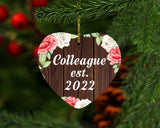 Colleague Established Est. 2022 - Heart Ornament A