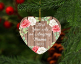 First Year As An Amazing Mama 2022 - Heart Ornament B