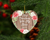 First Christmas With My Niece 2020 - Heart Ornament B