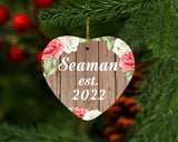Seaman Established Est. 2022 - Heart Ornament B
