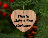Charlie Baby's First Christmas - Heart Ornament C