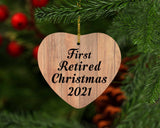 First Retired Christmas 2021 - Heart Ornament C