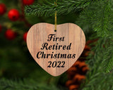 First Retired Christmas 2022 - Heart Ornament C