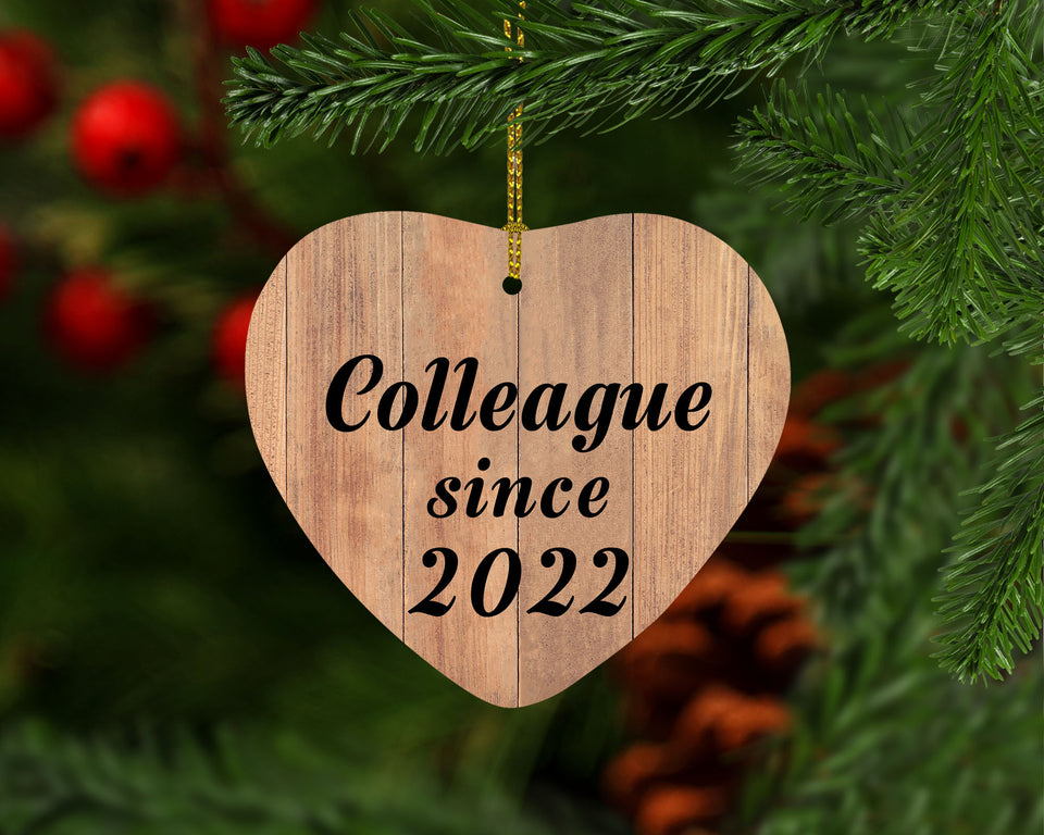 Colleague Since 2022 - Heart Ornament C