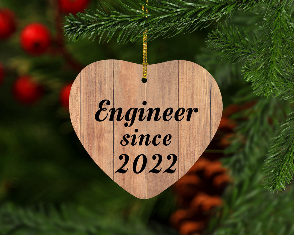 Engineer Since 2022 - Heart Ornament C