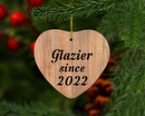 Glazier Since 2022 - Heart Ornament C