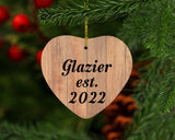 Glazier Established Est. 2022 - Heart Ornament C