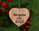 Surgeon Established Est. 2022 - Heart Ornament C