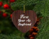 First Year As Boyfriend - Heart Ornament D