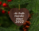 Air Traffic Controller Since 2022 - Heart Ornament D