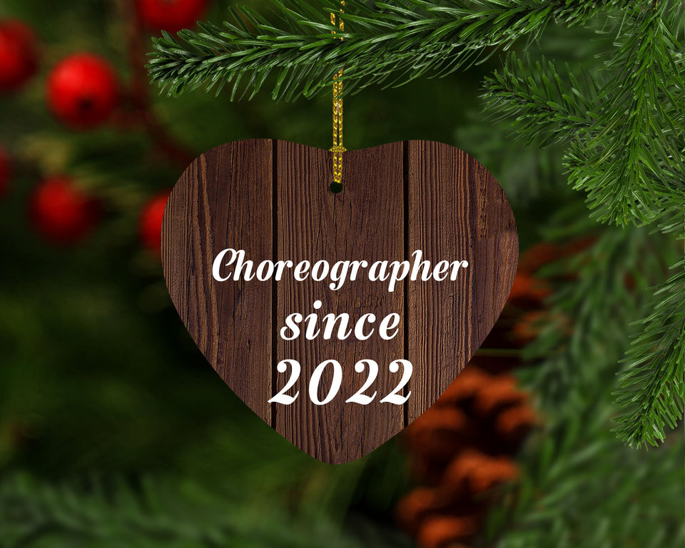 Choreographer Since 2022 - Heart Ornament D