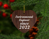 Environmental Engineer Since 2022 - Heart Ornament D