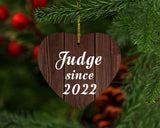 Judge Since 2022 - Heart Ornament D