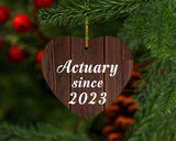 Actuary Since 2023 - Heart Ornament D