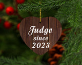 Judge Since 2023 - Heart Ornament D