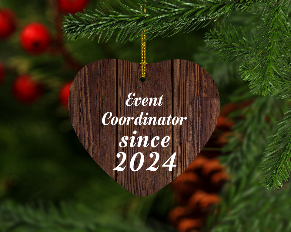 Event Coordinator Since 2024 - Heart Ornament D