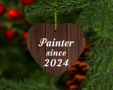 Painter Since 2024 - Heart Ornament D