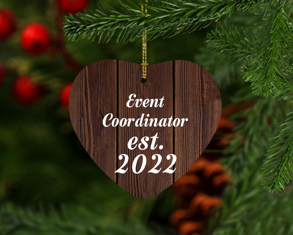 Event Coordinator Established Est. 2022 - Heart Ornament D