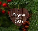 Surgeon Established Est. 2024 - Heart Ornament D