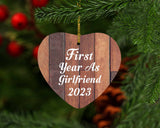 First Year As Girlfriend 2023 - Heart Ornament E
