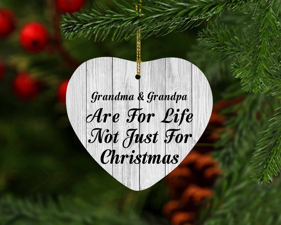 Daughter In Law Is For Life Not Just For Christmas - Heart Ornament F
