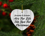 Daughter In Law Is For Life Not Just For Christmas - Heart Ornament F